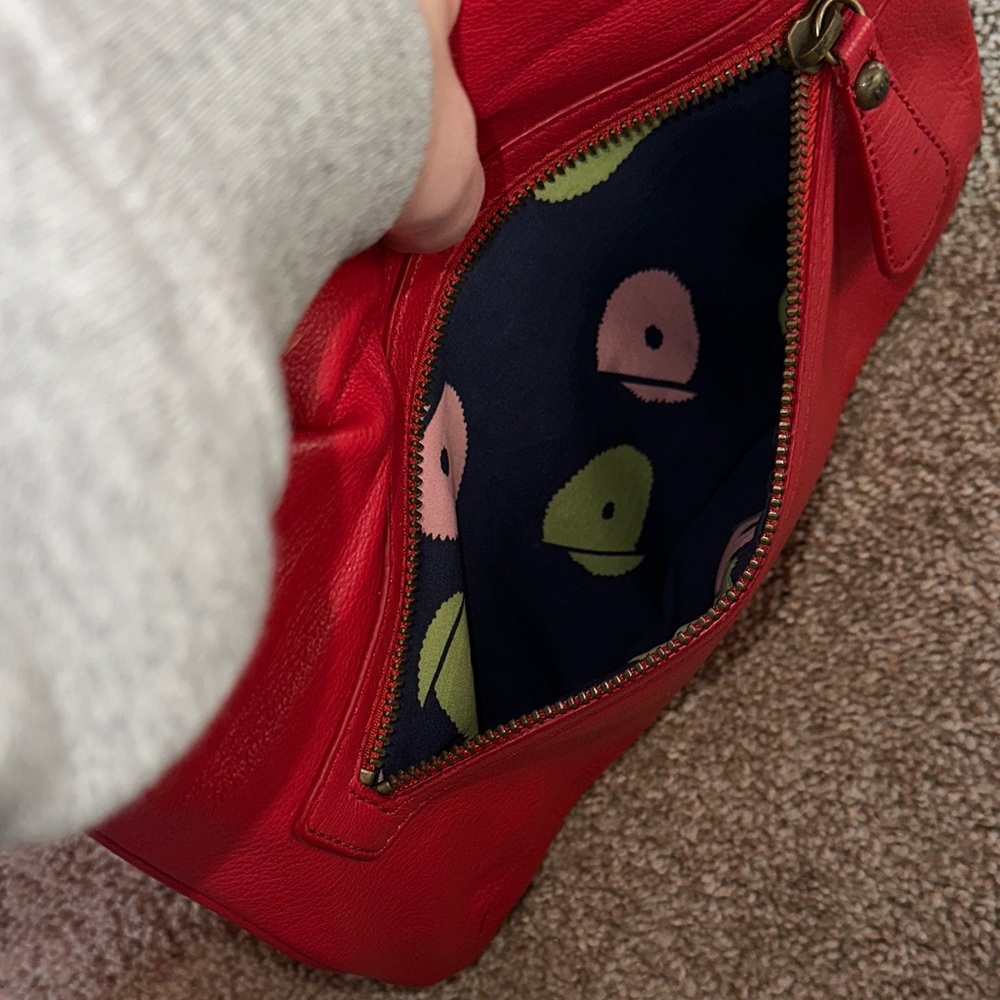 Marc Jacobs Red Leather Clutch - Picture 9 of 12